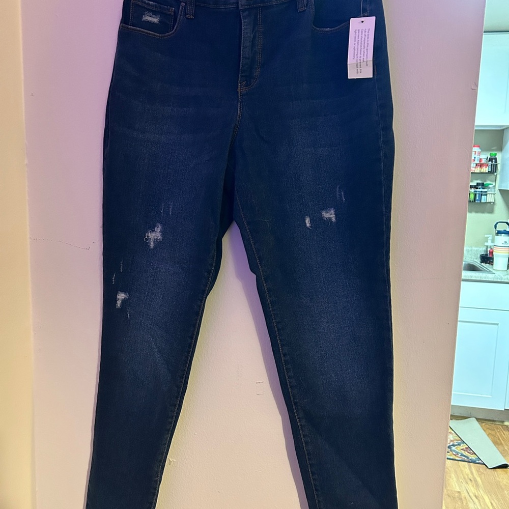 Style & Co Blue Skinny Jeans Classic Fit